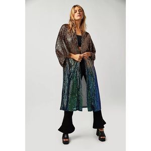 Free People Party On Sequin Kimono Size OS NWOT